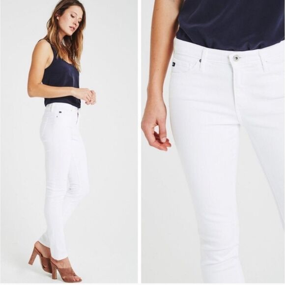 AG The Prima White Cigarette Jeans - Picture 1 of 11